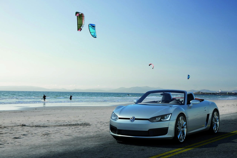Illustration for article titled VW Bluesport Roadster: The Mid-Engined Diesel Sportscar